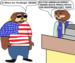 Lugiolainen Spurdo with Le American Bear.
