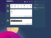 A screenshot of Swarmr's dashboard.